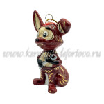 Елочная игрушка «Тама-Тама» (цветная с золотом), ШФ-053С