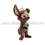 Елочная игрушка «Тама-Тама» (цветная с золотом), ШФ-053С