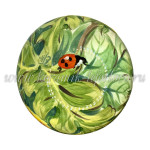 Елочная игрушка Шарик «Одуванчики» (цветная), ШФ-053С