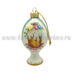 Елочная игрушка «Яйцо ХВ на ножке» Кулич акрил, 0,05 л, ШФ-053С