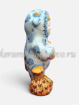 Елочная игрушка "Малыш в костюме овечки" VIP (цветная с золотом), ШФ-053С