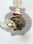 Елочная игрушка "Ежик" (цветная с золотом), 0,05 л, в асс-те, ШФ-053С