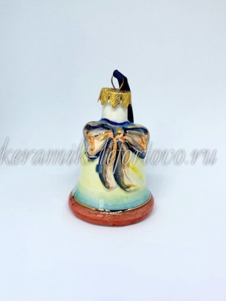 Елочная игрушка "Колокольчик" (цветные с золотом), 0,05 л, ШФ-053С Елочная игрушка "Колокольчик" (цветные с золотом), 0,05 л, ШФ-053С
