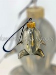 Елочная игрушка "Рыба"(Дельфин) (цветная с золотом), 0,05 л, ШФ-053С